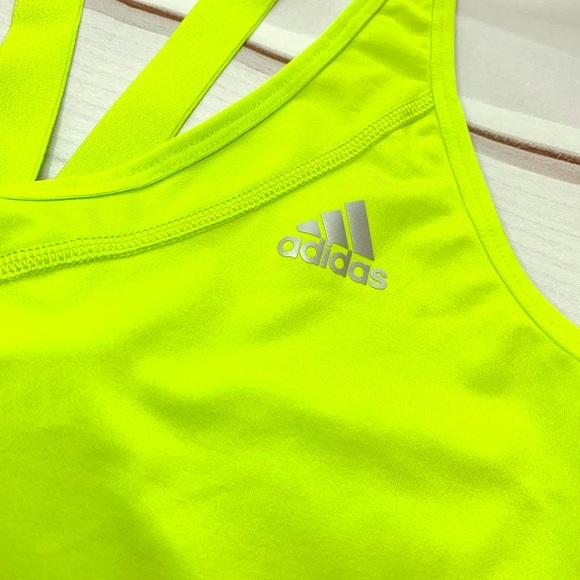 adidas neon top
